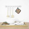 Lots of Red Cardigan Corgi Pair of Pot Holders Kitchen Heat Resistant Pot Holders Sets Oven Hot Pads for Cooking Baking BBQ, 7 1/2 x 7 1/2